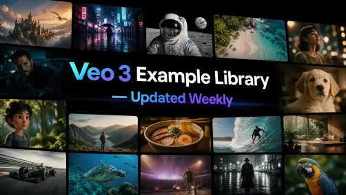Veo 3 Example Library — Updated Weekly